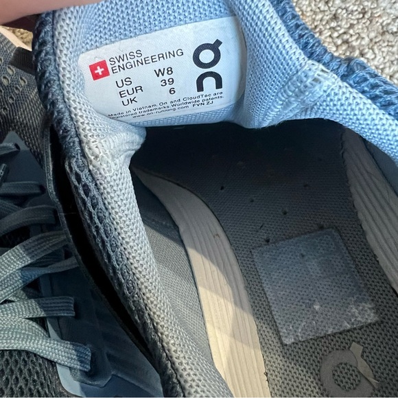 ON RUNNING Cloudswift Sneakers Lake Sky Blue Women’s SIZE 8 On Cloud - Picture 10 of 10